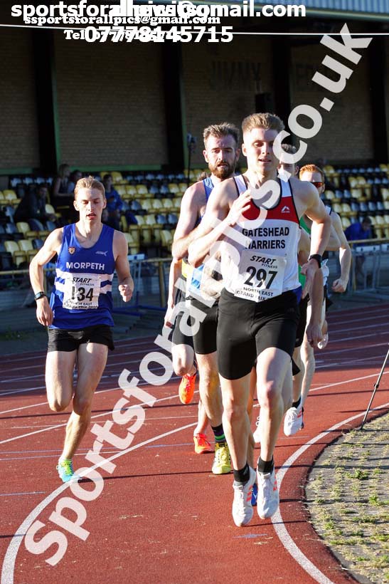 Jimmy Hedley 800 metres, Monkton, Jarrow and Hebburn. Photo:  David T. Hewitson/Sports for All Pics